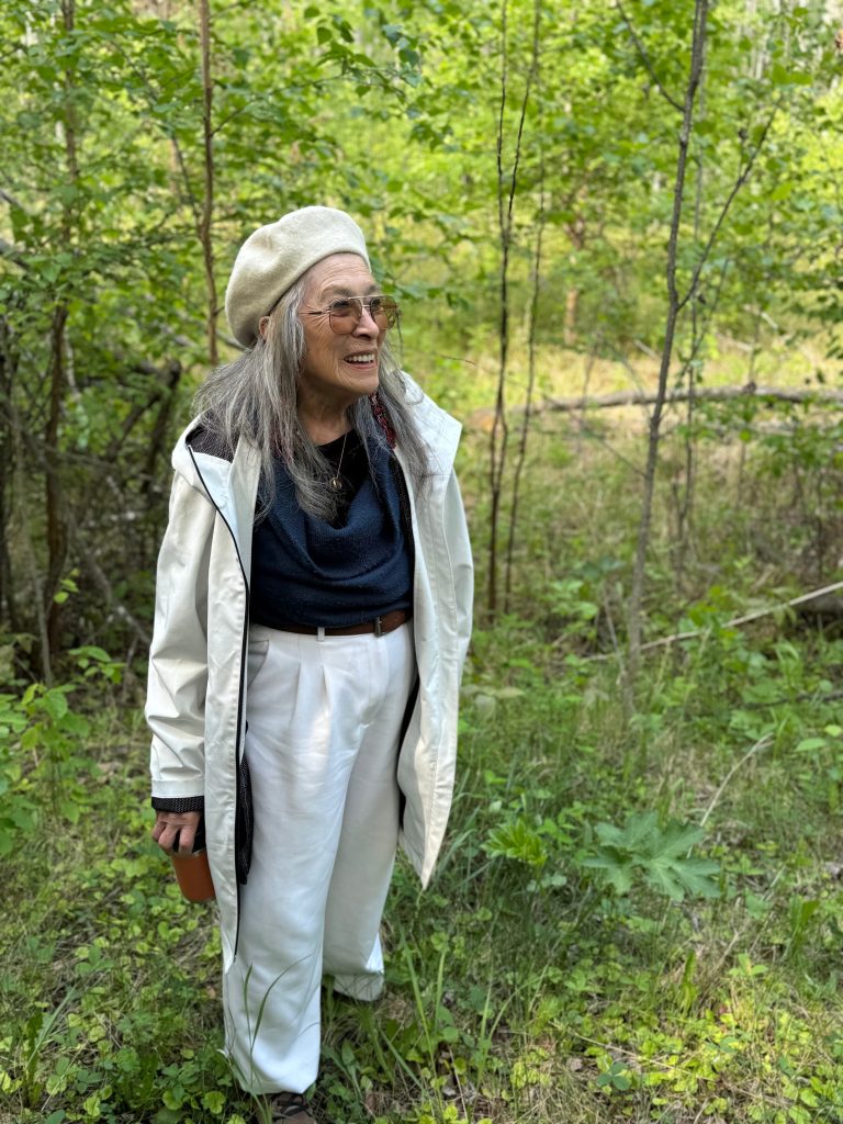 Cree Elder sharing information