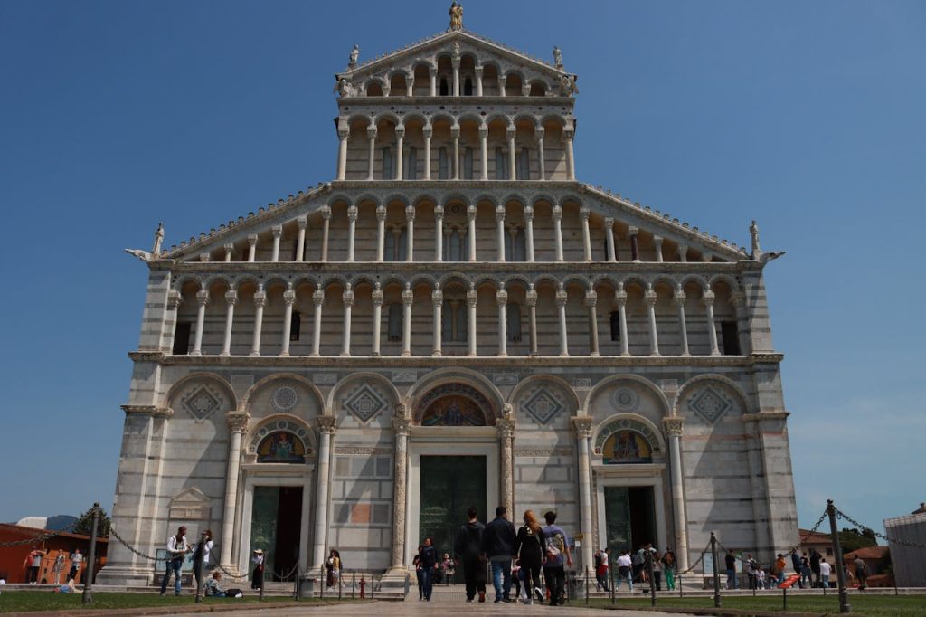 Pisa Italy, Duomo fascade