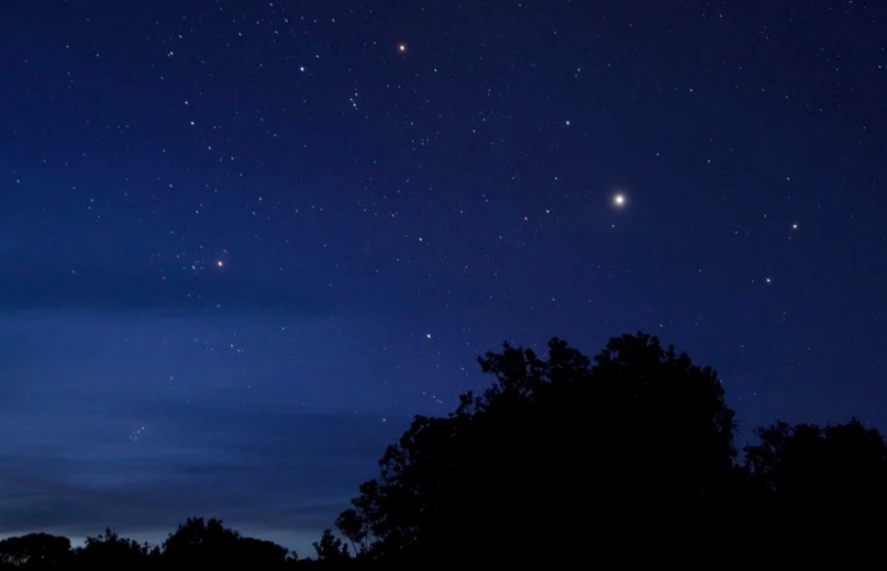 Stars at night during the Indigenous tourism Saskatchewan stay