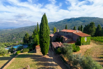 Tuscan estate in Chianti Italy