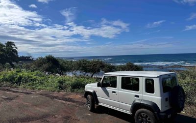 Costa Rica Car Rental by beach