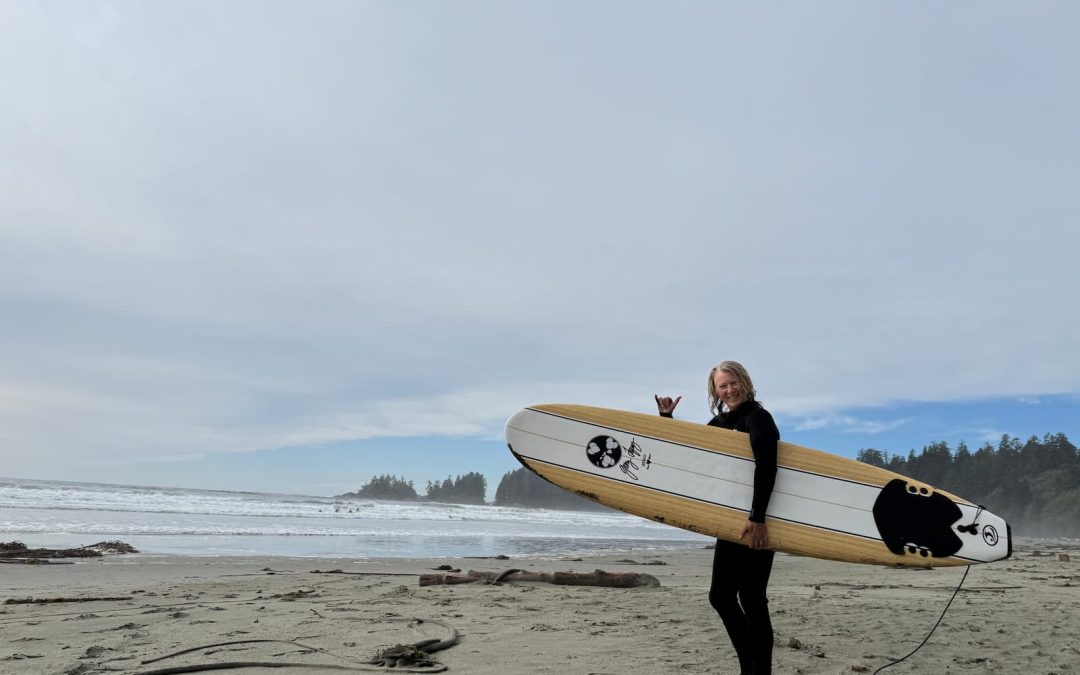 Girl Power Riding the Waves: surfing Tofino, Canada