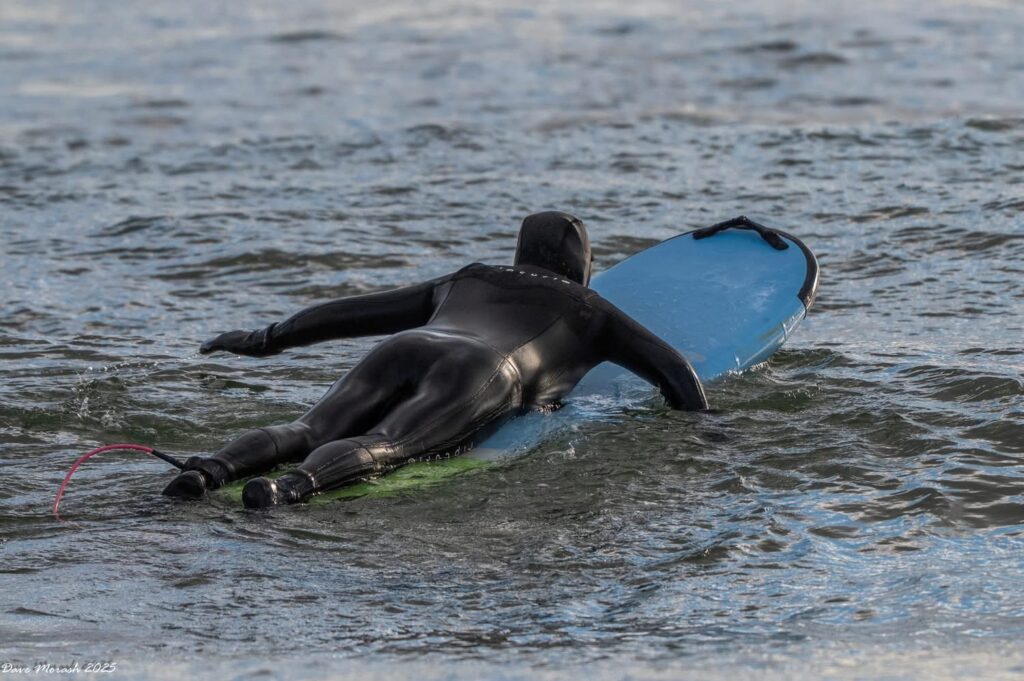 Mary paddle out Lawrencetown Beach