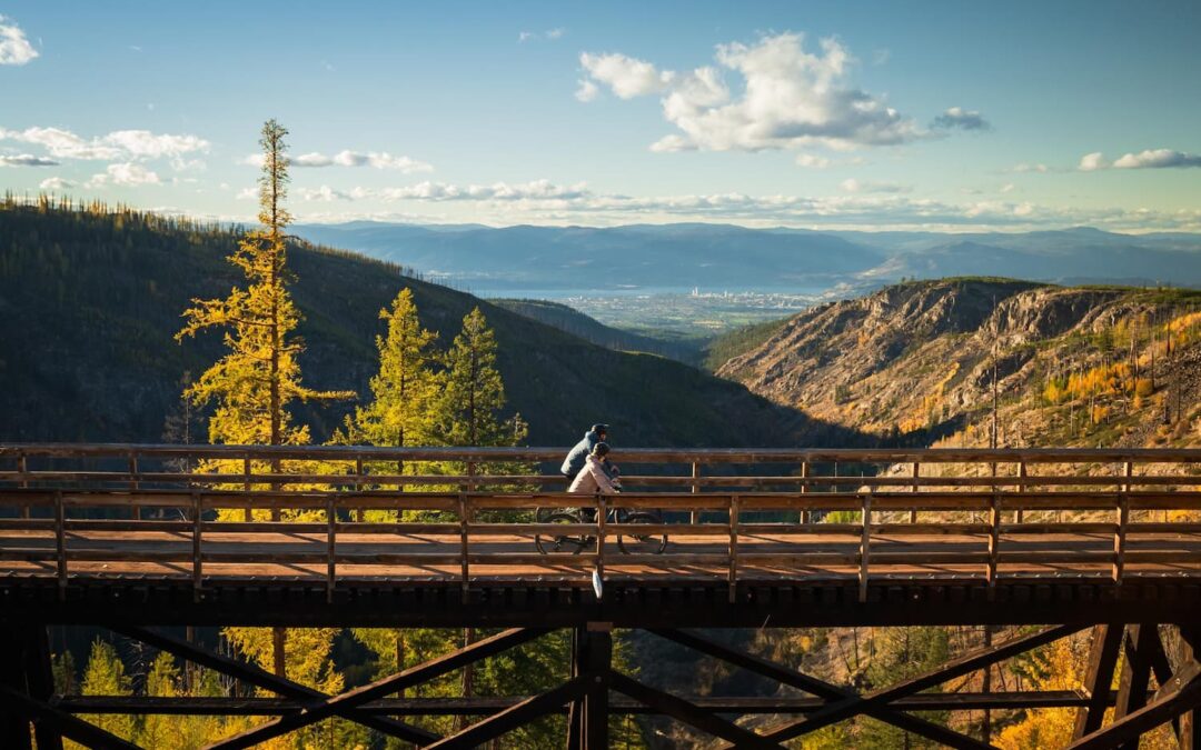 Myra Canyon Trestles, courtesy Okanagan Tourism, photo: Ken Hagan