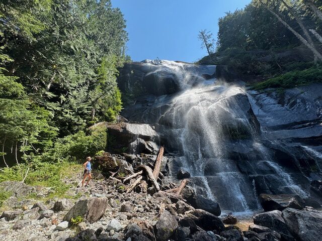 Waterfalls by Trappers Cabin, Princess Louisa Inlet