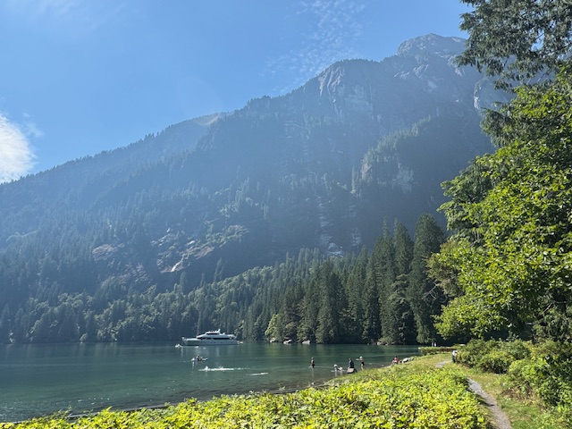 Boats at anchor, Princess Louisa Inlet