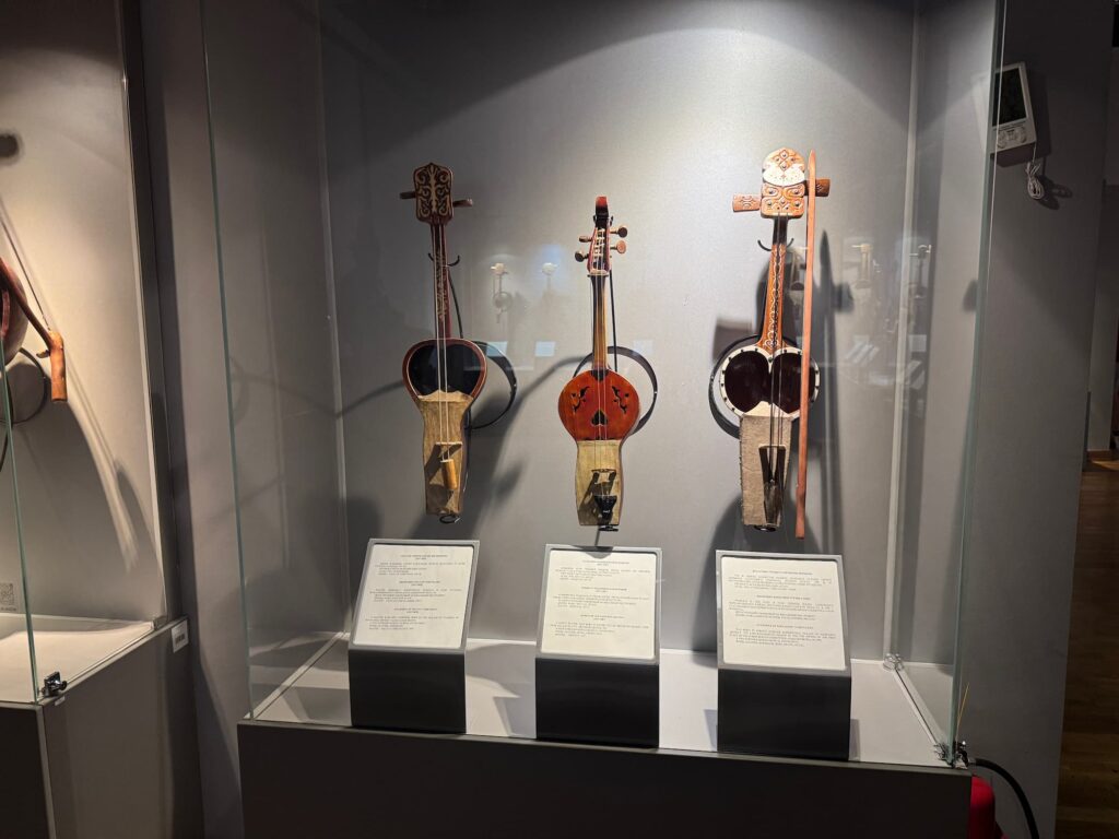 Dombra instruments, Museum of Kazakh Music Instruments, Almaty