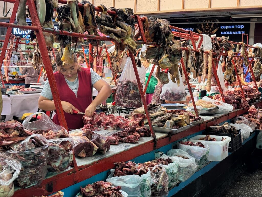 Kazakhstan and Kyrgyzstan adventure - Green Bazaar, Almaty