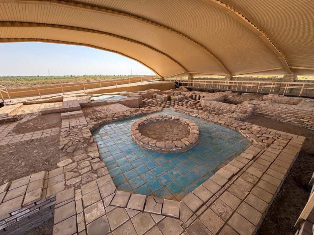 Kazakhstan and Kyrgyzstan adventure - Otar ruins, bath house