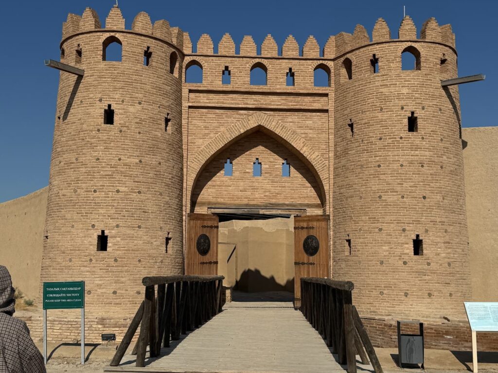 Otar, gates to Silk Road village