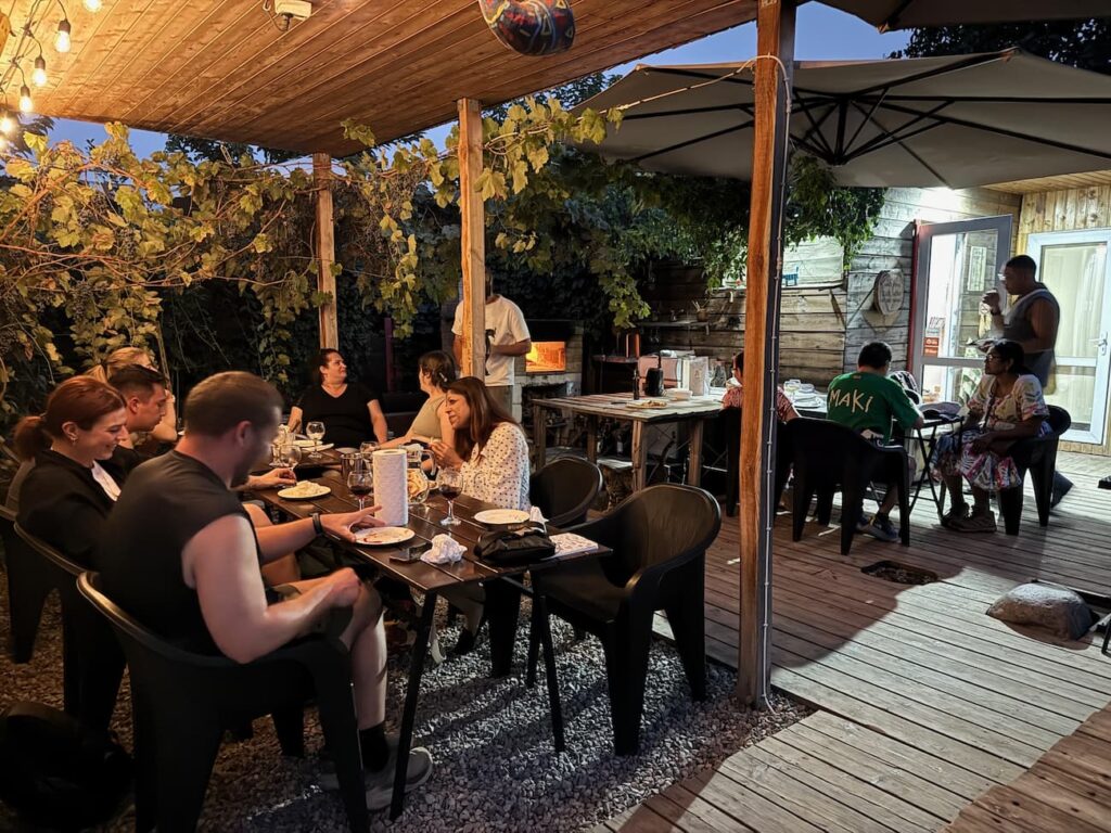 Vintners dinner, outskirts of Almaty
